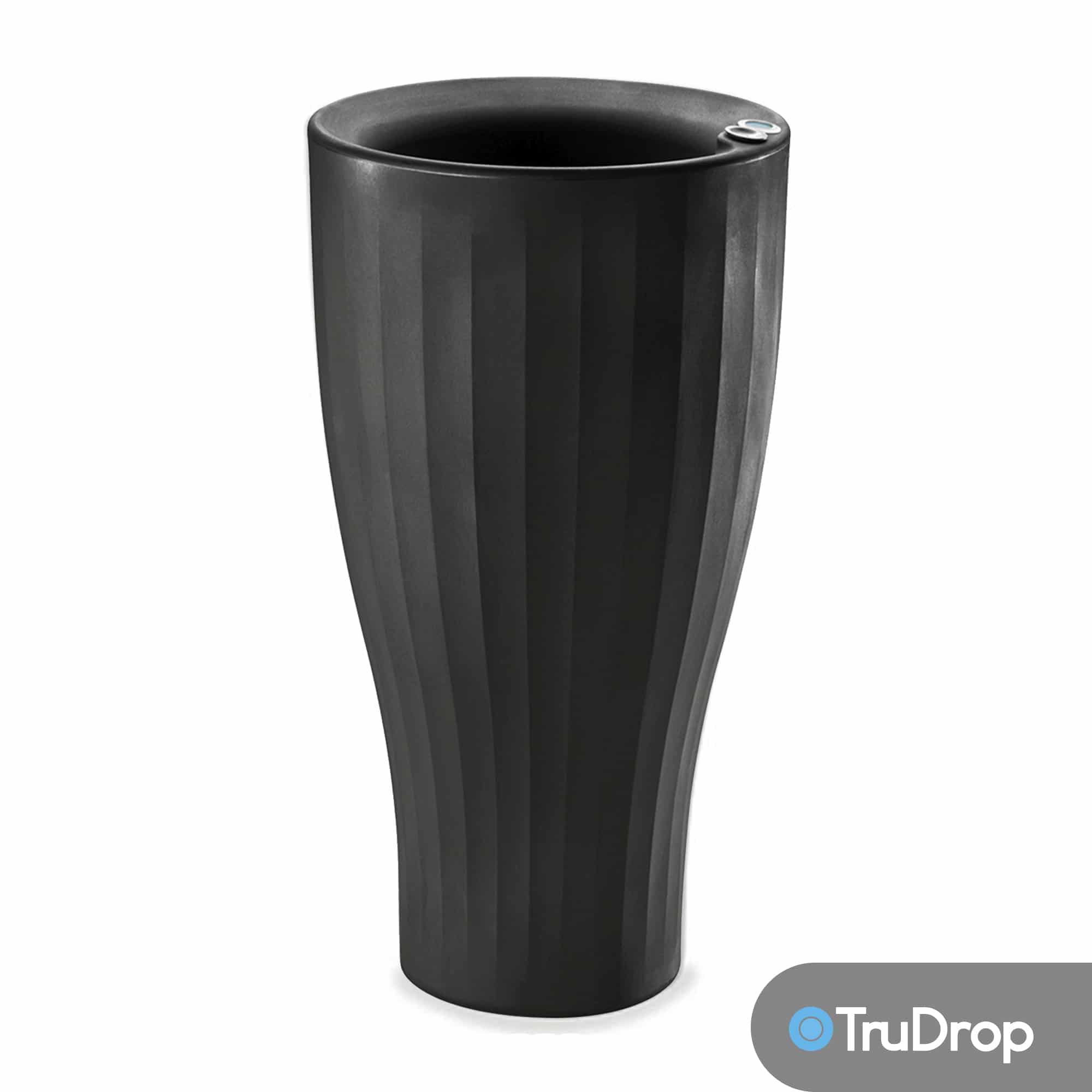 Cup Tall Planter in Caviar Black