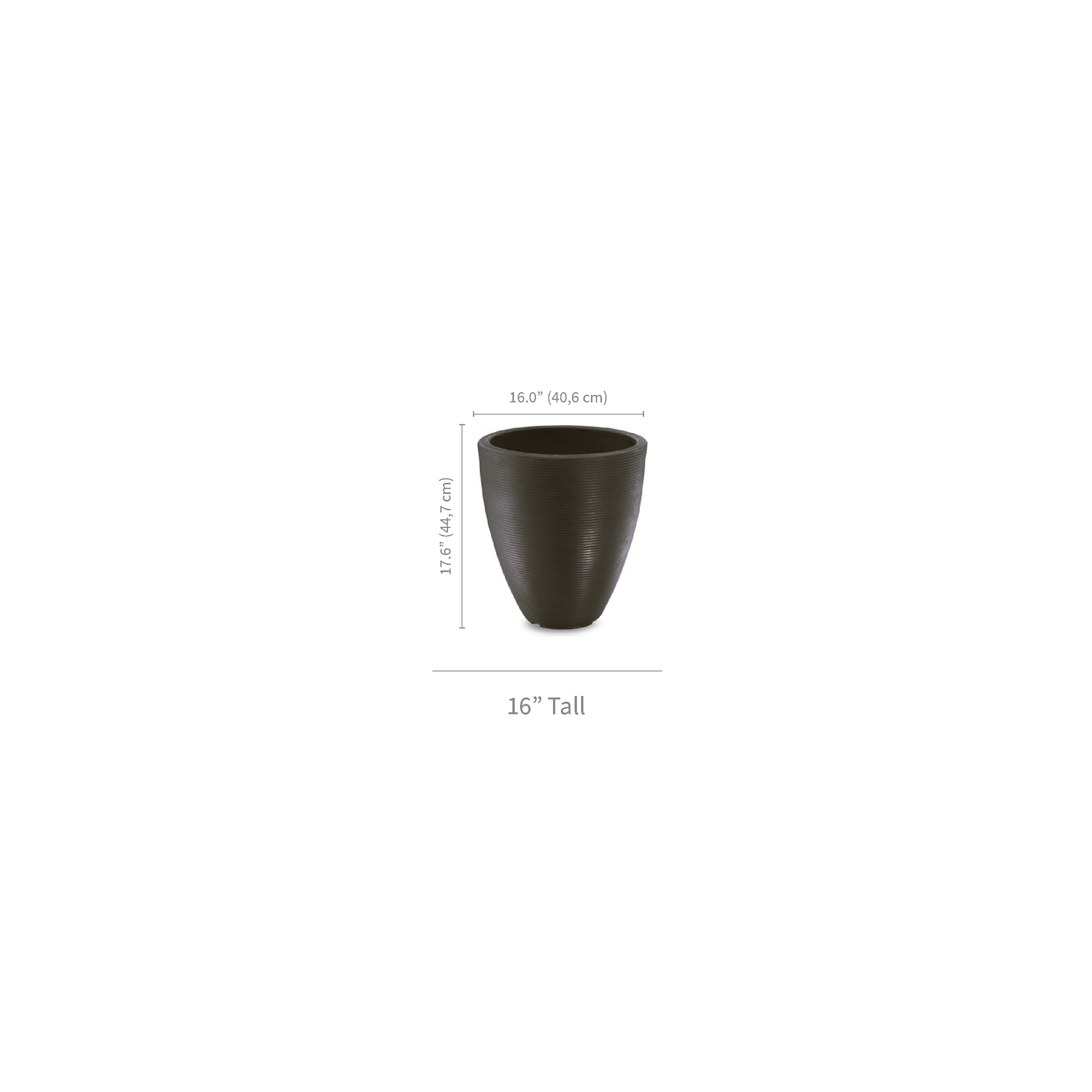 Delano Tall planter specifications