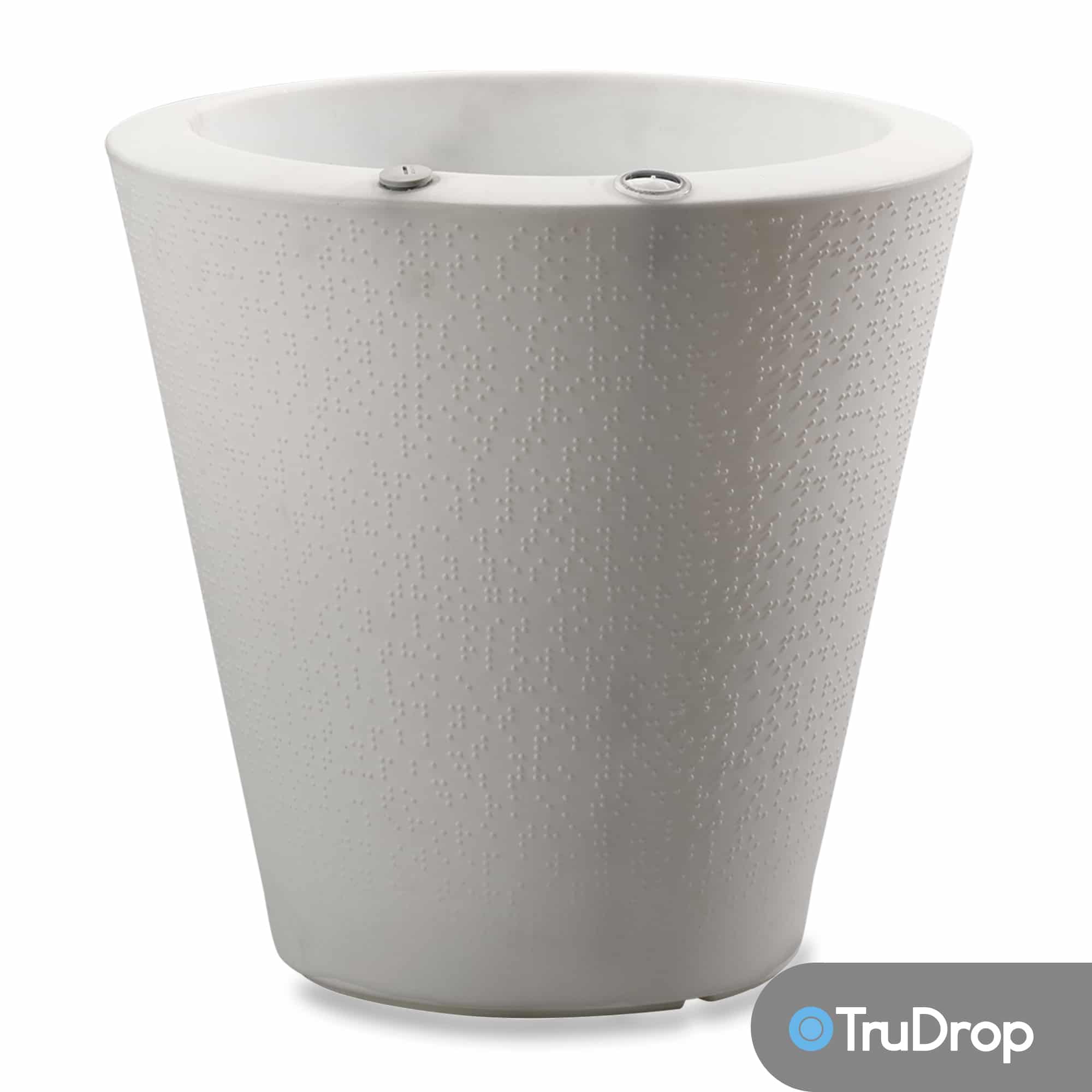 Dot Planter in Alpine White