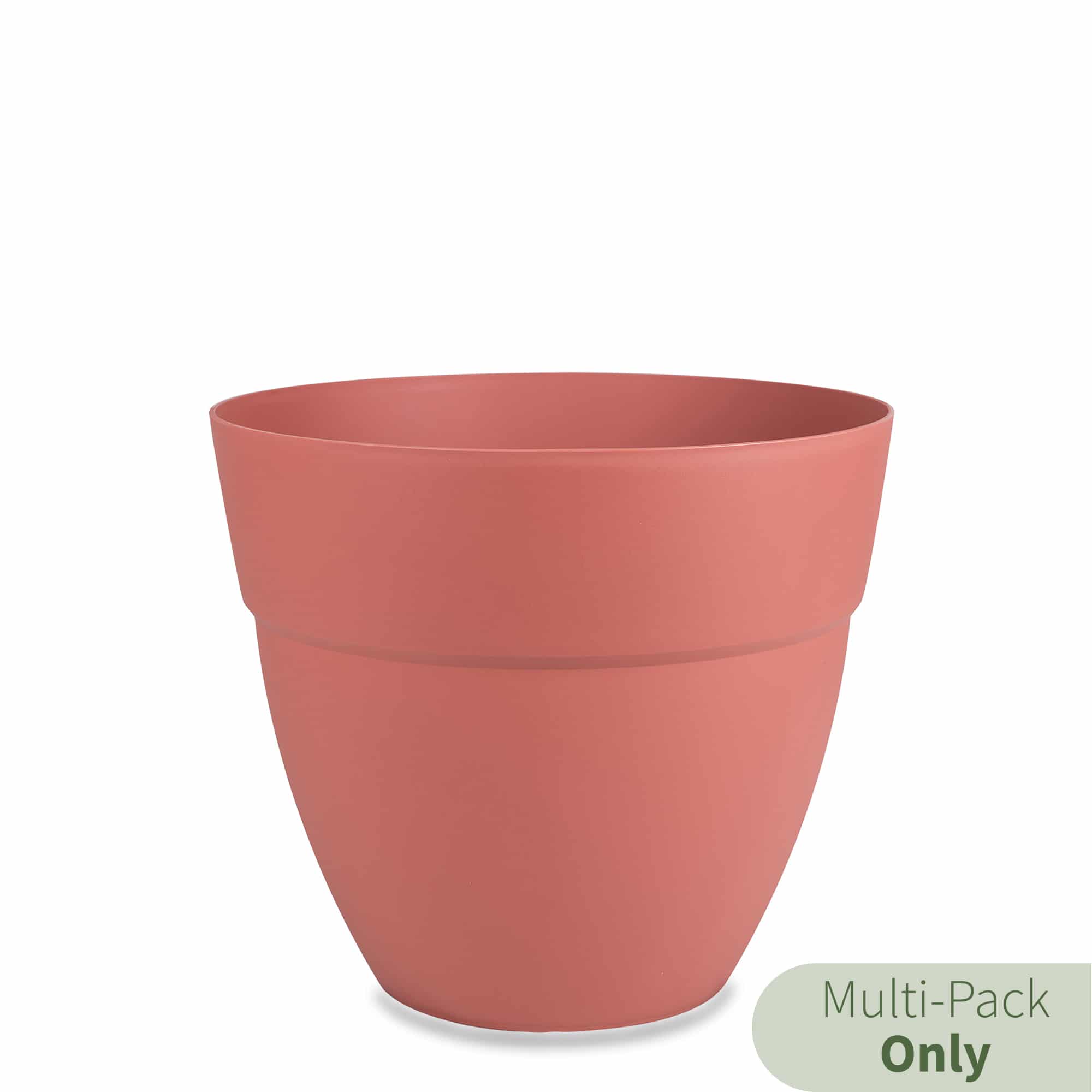 Ella planter in salmon red