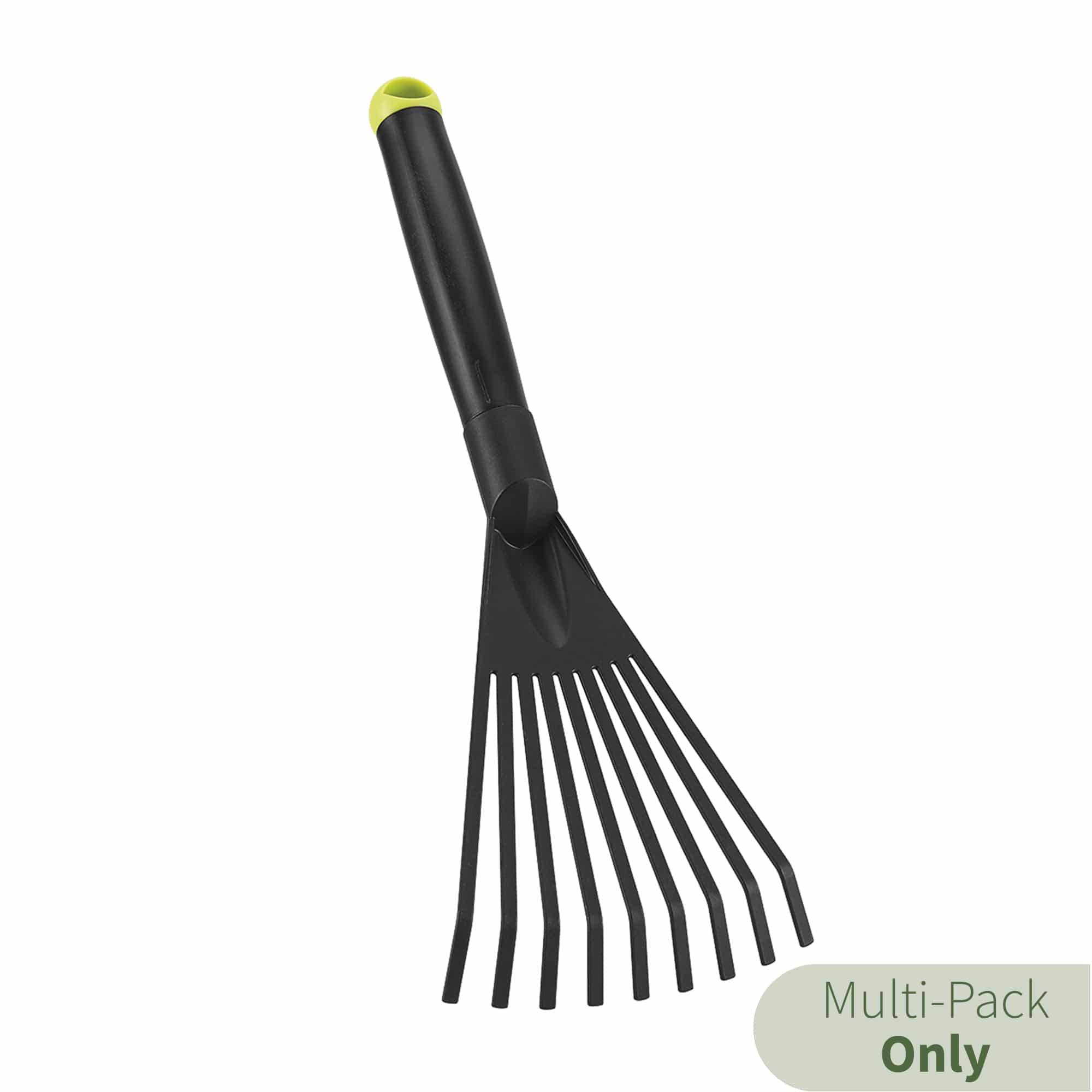 garden tools fan rake black