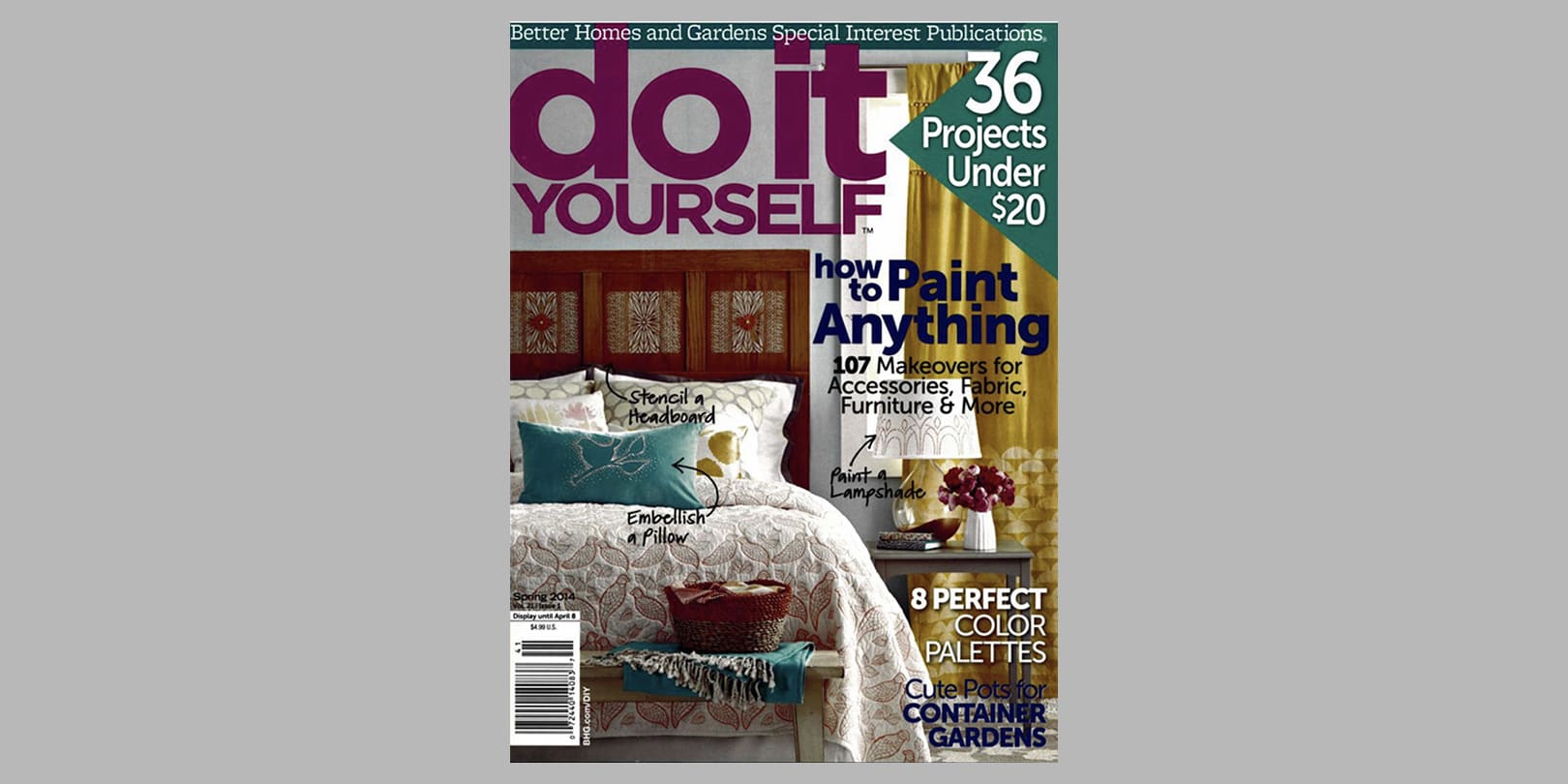 BETTER HOMES & GARDEN DO IT YOURSELF SPRING 2014.